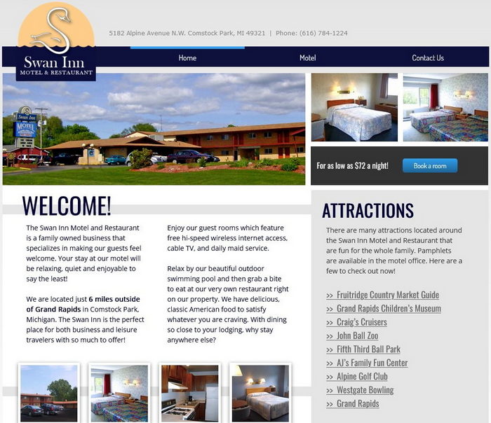 Swan Inn Motel & Restaurant - Web Listing Photo